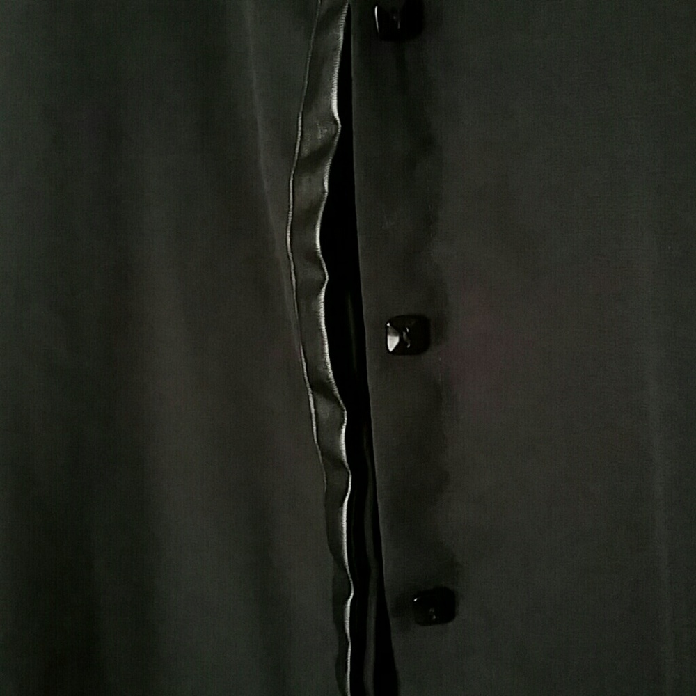 Black Button up - Picture 3 of 4